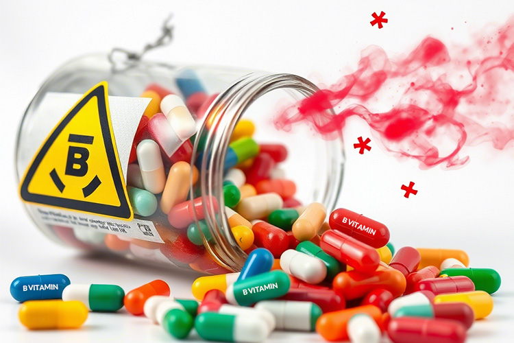 عوارض مصرف بیش از اندازه ویتامین B